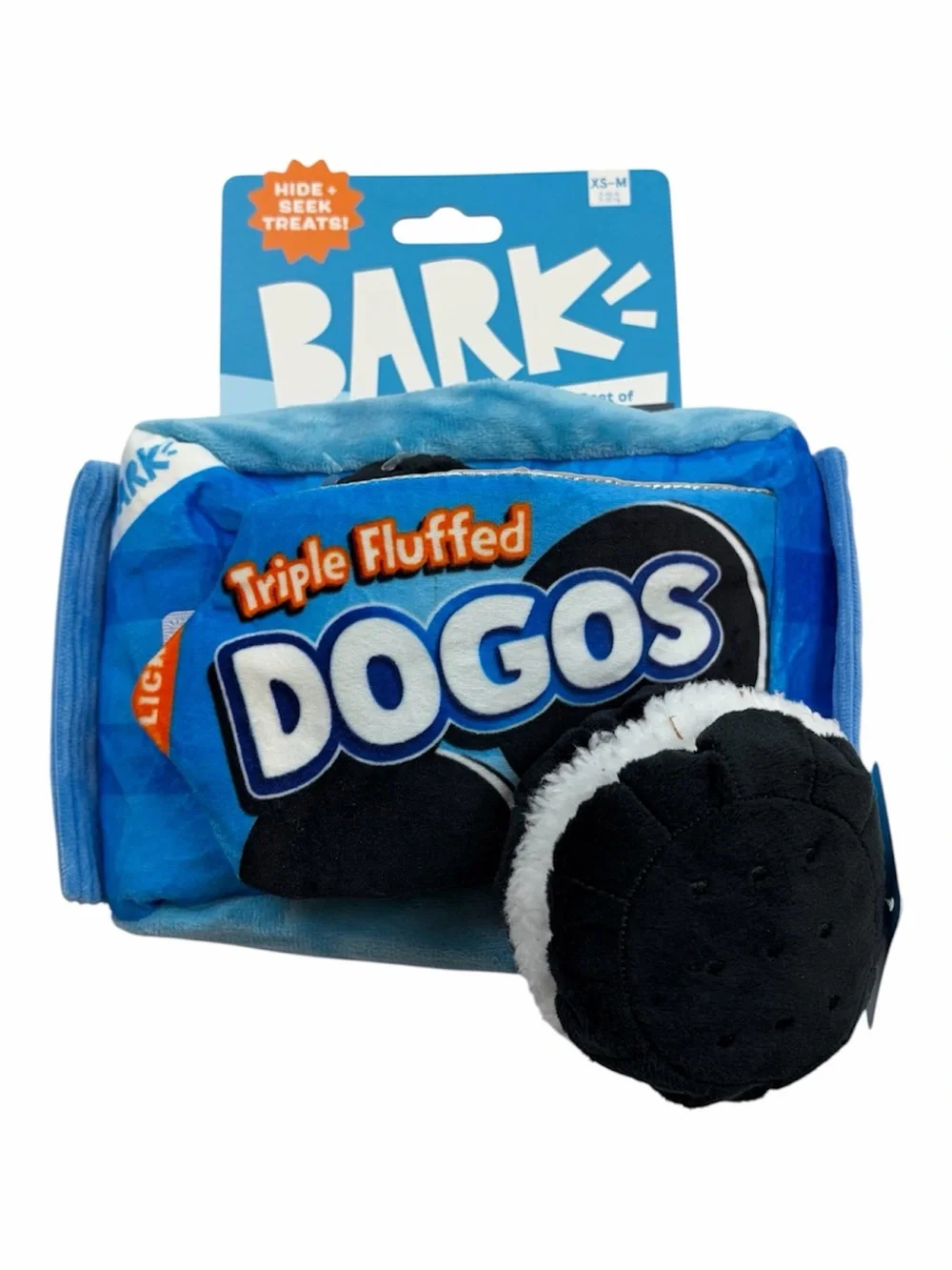 NWT | BarkBox Dogo Dunkers Triple Fluffed Plush Dog Toy